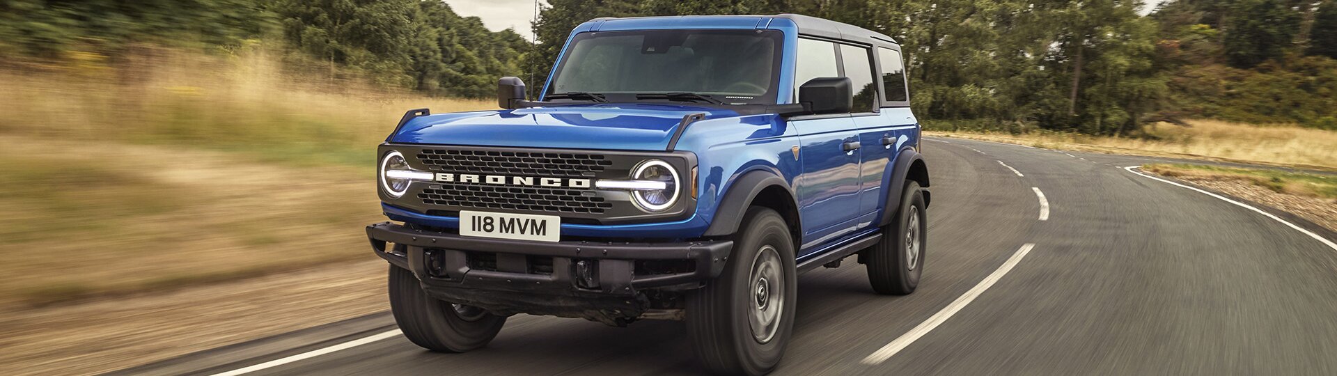 Anzeige eines 2023'er Ford Bronco Modells